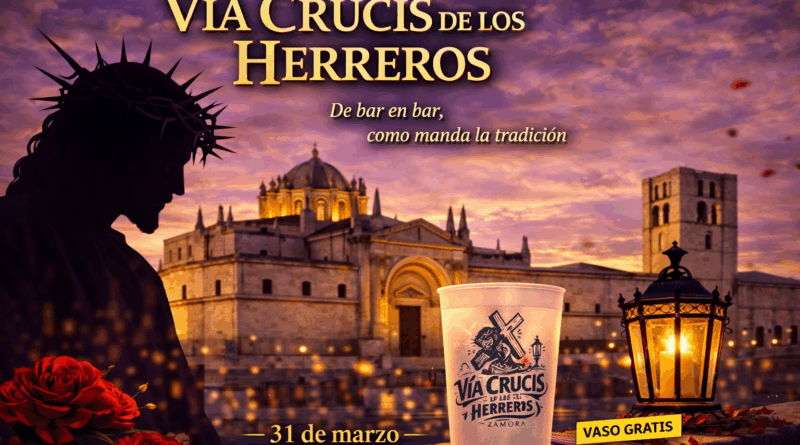 Cartel de la edición número 34 del Vía Crucis de los Herreros